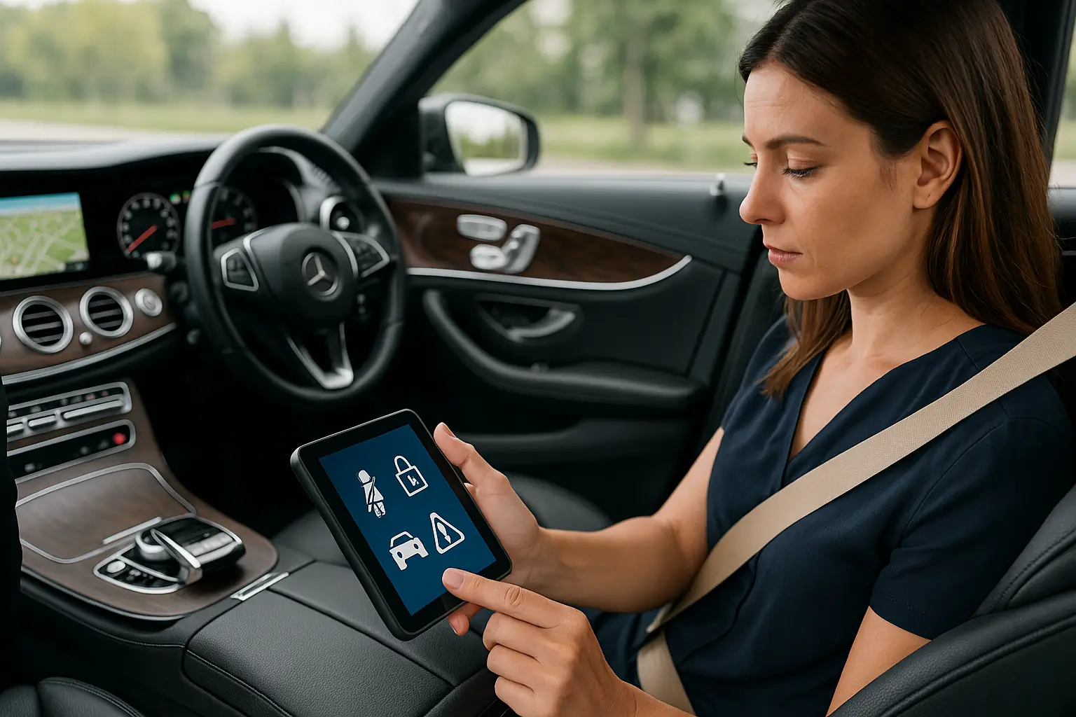 safety features of a limousine for the traveller