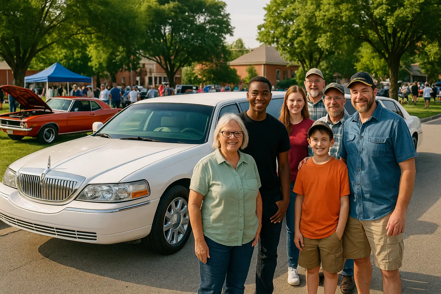 Lincoln Town Car Community Event Celebration