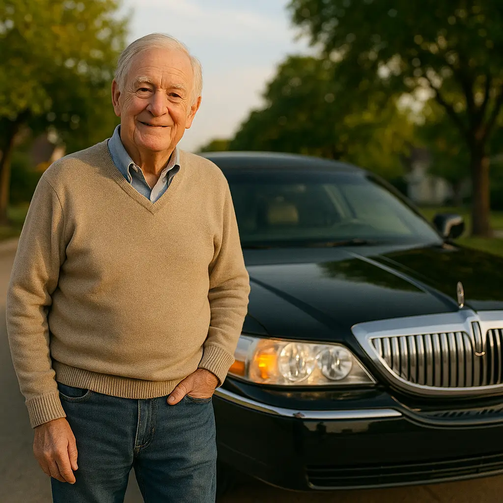 Lincoln Town Car luxury sedan for older generations