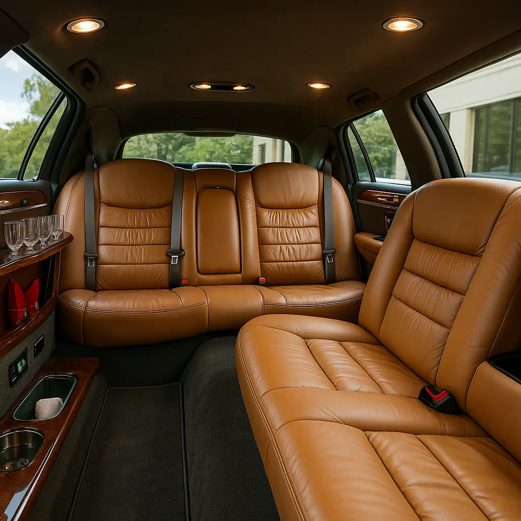 Lincoln Town Car Limousine Interior