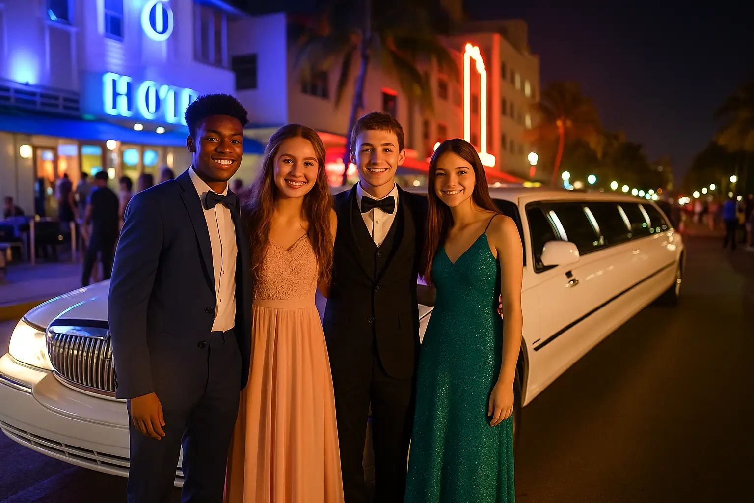 Lincoln Town Car Prom Night Limousine
