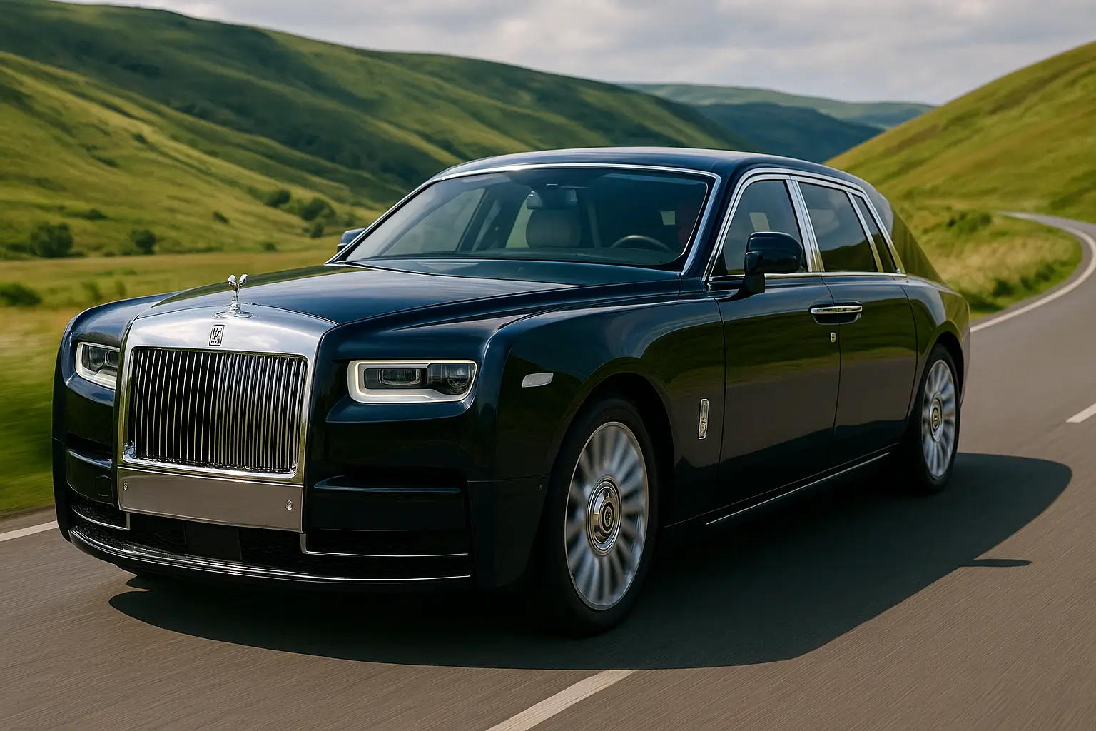 Rolls-Royce Phantom luxury performance exterior view
