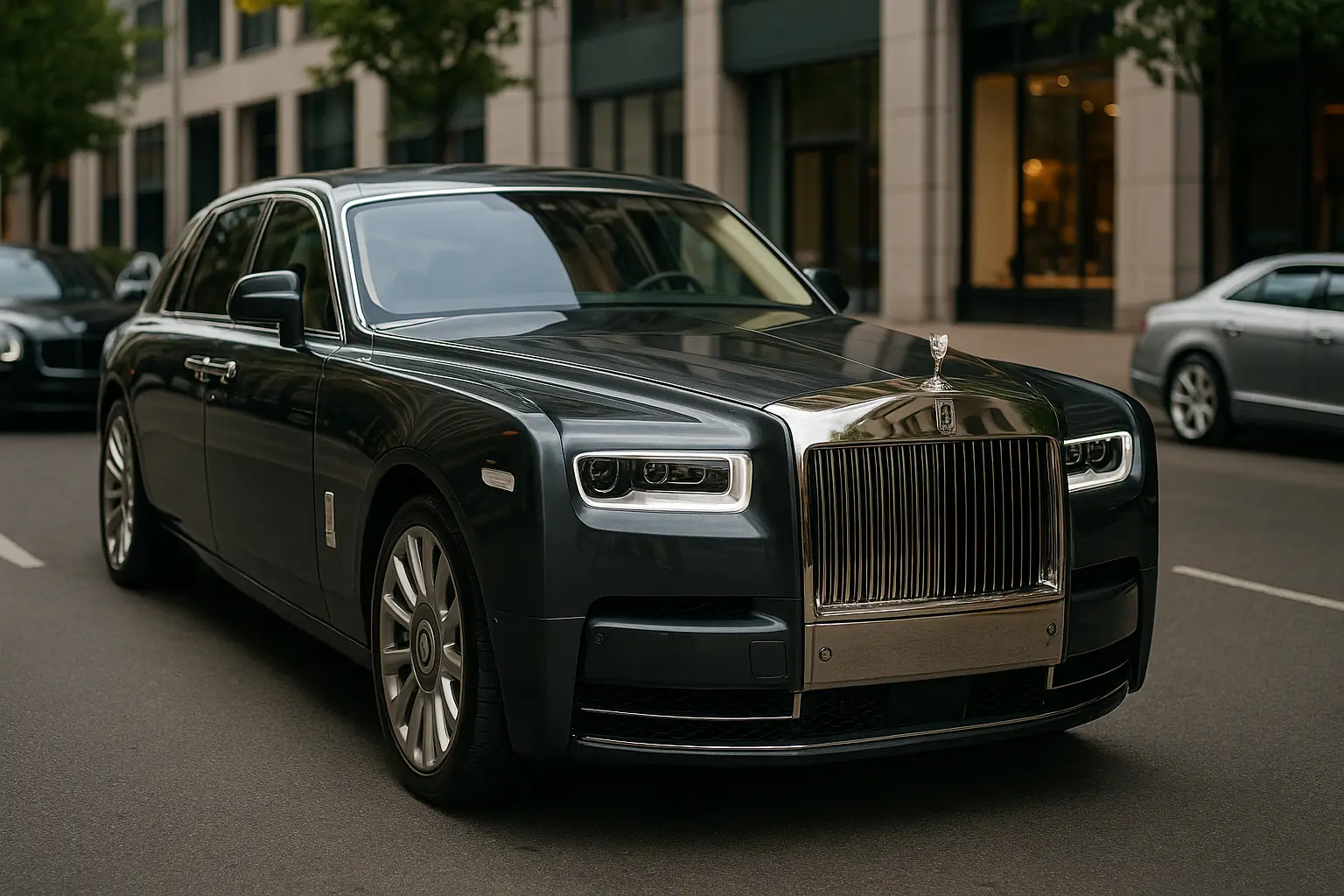 Rolls-Royce Phantom Limousine Features exterior luxury design