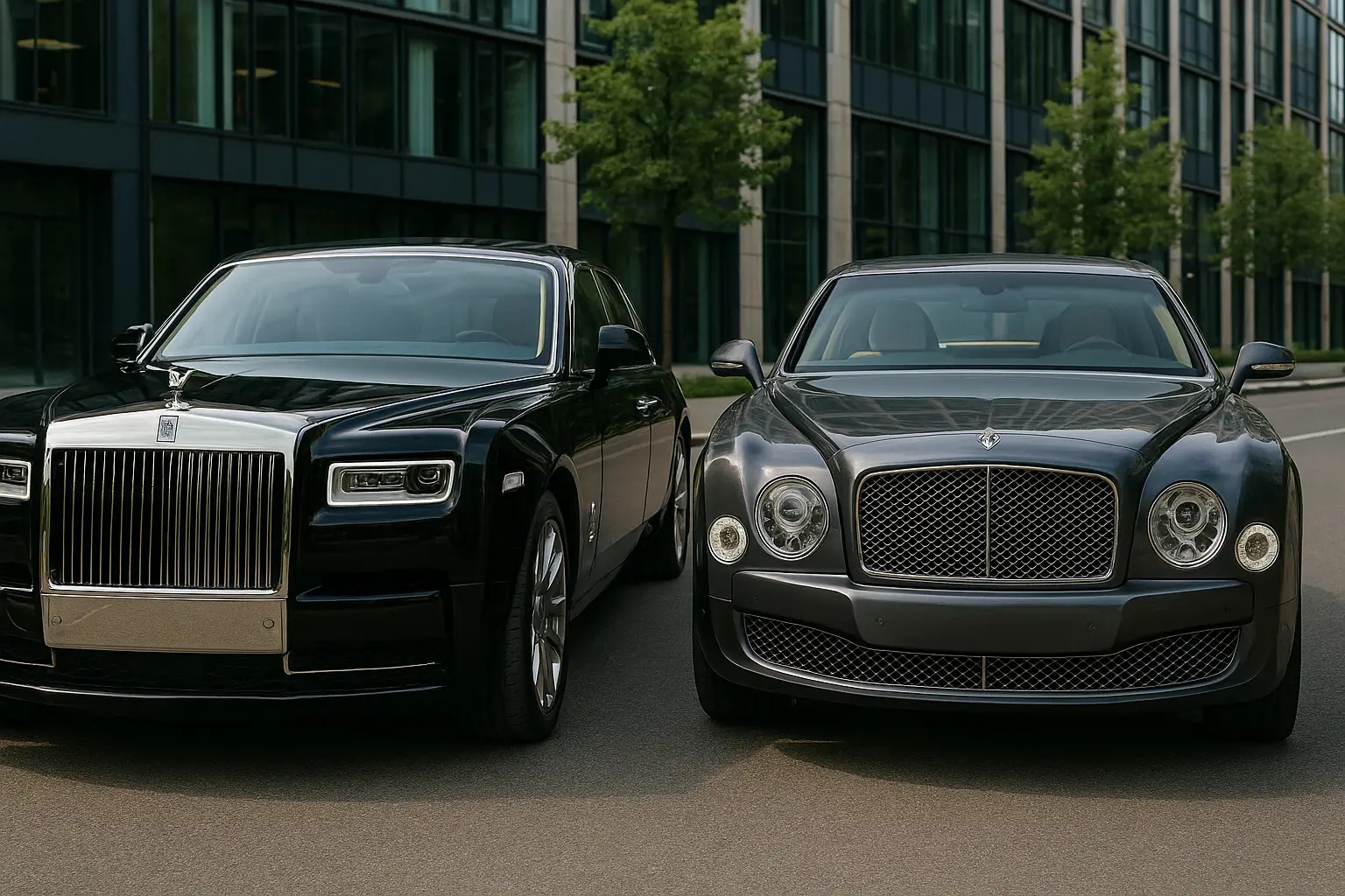 Rolls-Royce Phantom vs Bentley Mulsanne luxury comparison